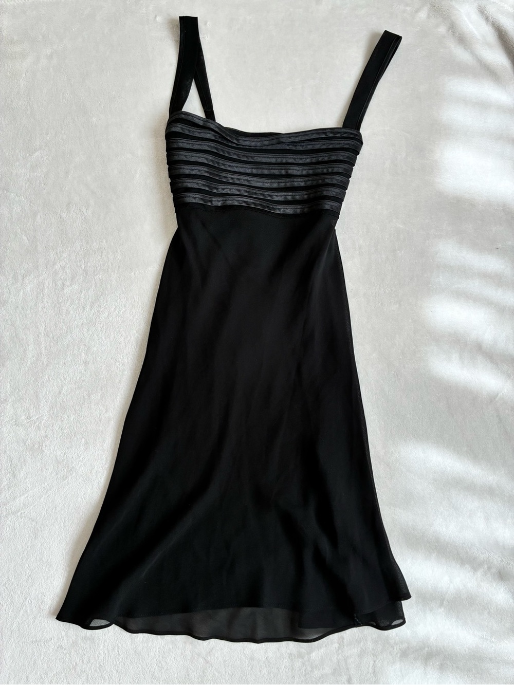 Black vintage slip lingerie dress